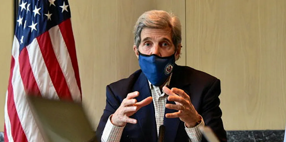 US special presidential envoy for climate John Kerry s