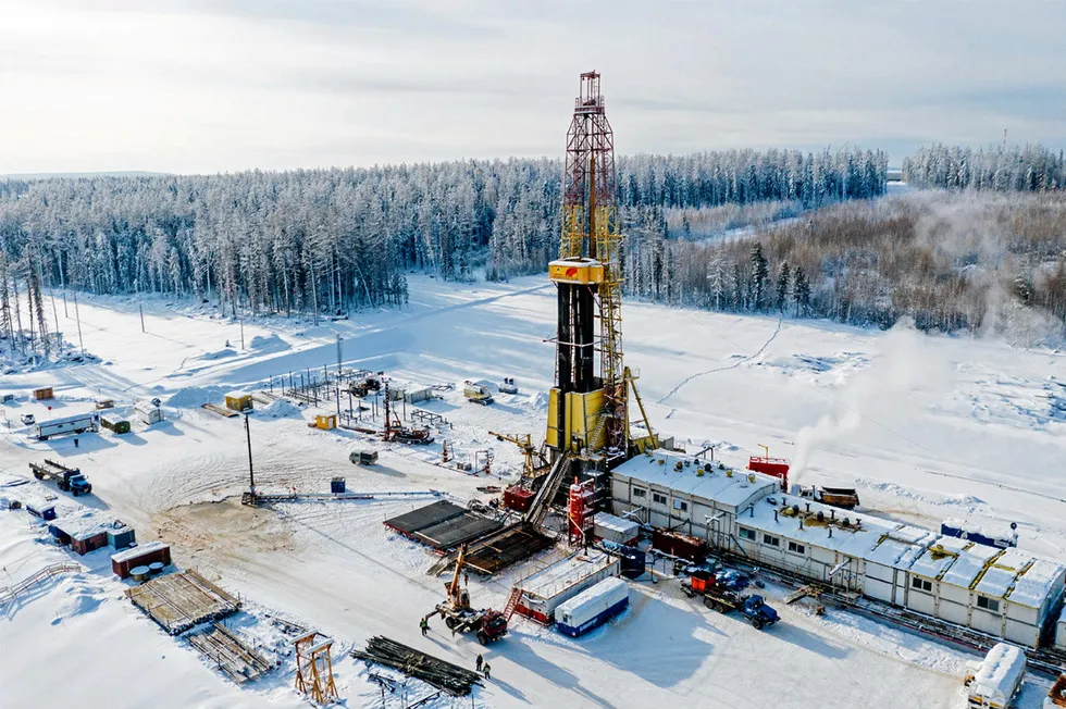 Far-flung: a drilling rig on the Vankor oilfield in the Krasnoyarsk region in Russia