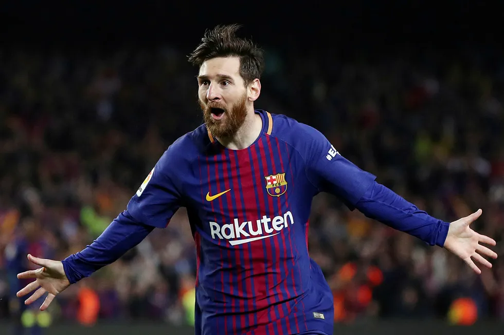 Lionel Messi og Barcelona herjer både på banen og i banken. Foto: Sergio Perez/Reuters/NTB Scanpix