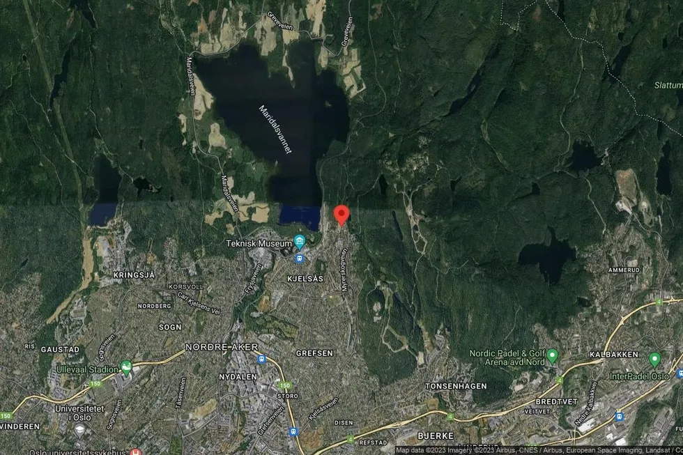 Området rundt Lachmanns vei 68, Oslo kommune, Oslo