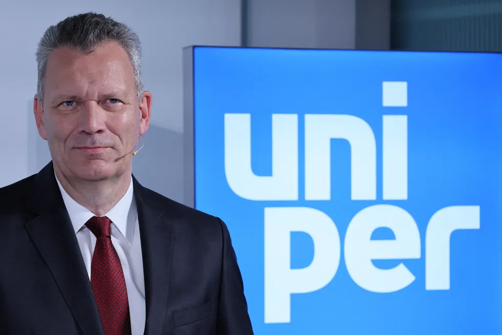 Determined: Uniper chief executive Klaus-Dieter Maubach