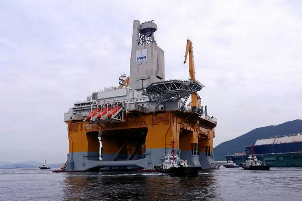 Drill ready: Odfjell Drilling's Deepsea Nordkapp is on site, ready to spud the Grefsenkollen prospect