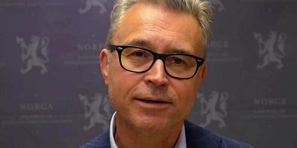 Fiskeri- og sjømatminister Odd Emil Ingebrigtsen.