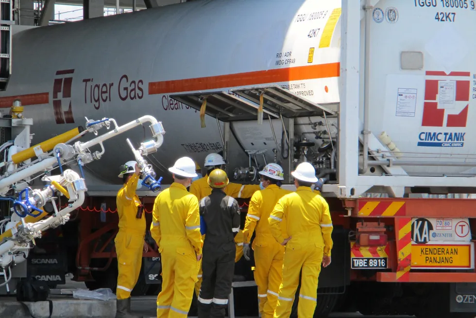 Innovative solution: Tiger Gas' ISO tank for liquefied natural gas transportation