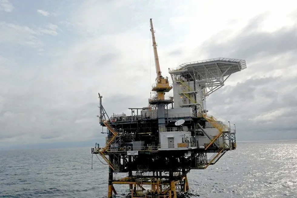 Core: a Vaalco Energy-operated platform at its Etame oilfield offshore Gabon