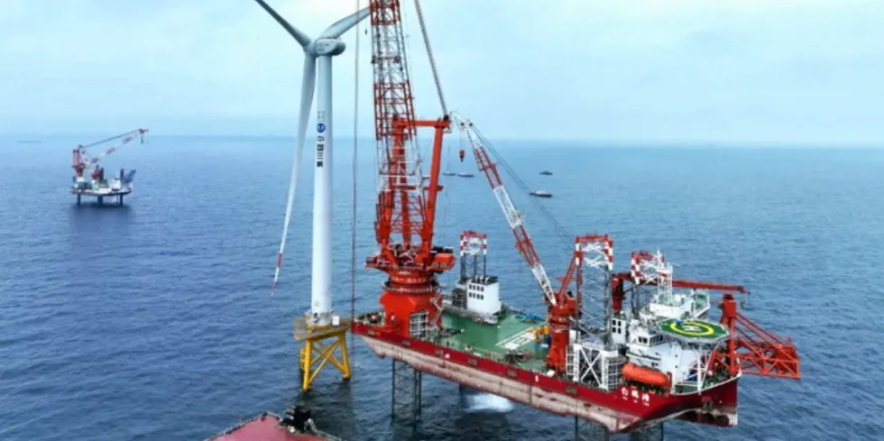 China Three Gorges engaged in installation of a Goldwind 13MW turbine, before moving on to a 16MW unit
