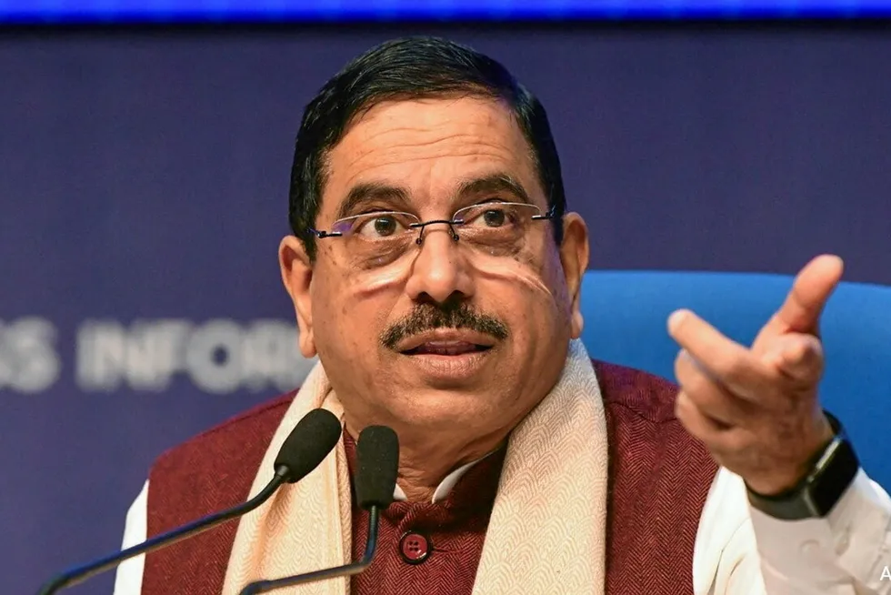 Pralhad Joshi, India's minister for new and renewable energy.