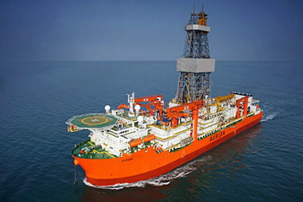 Contracted: the drillship Aquadrill Auriga is scheduled to start a year-long contract in the US Gulf of Mexico with Diamond Offshore Drilling in February 2022