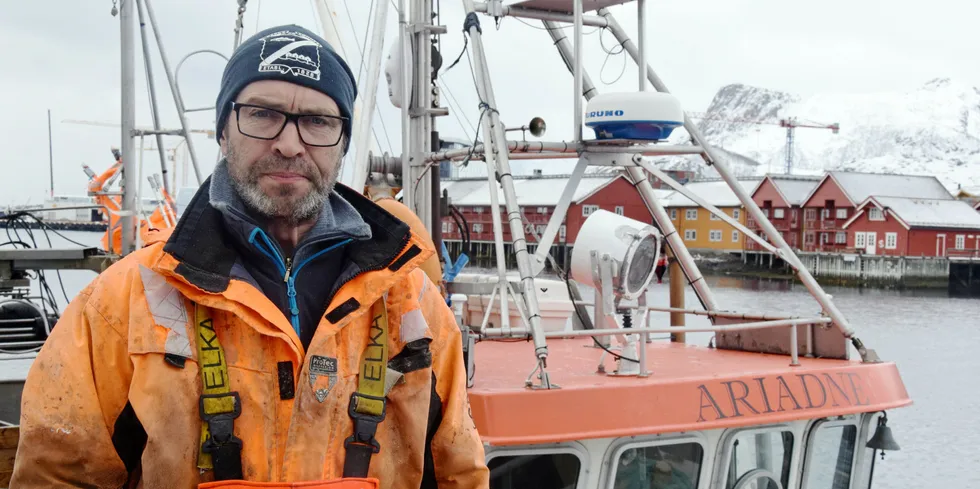 Trond Dagfinn Krane Johansen, sjarkfisker fra Laupstad i Lofoten, er en av mange fiskere som nå venter utålmodig på den nye kvotemeldinga.
