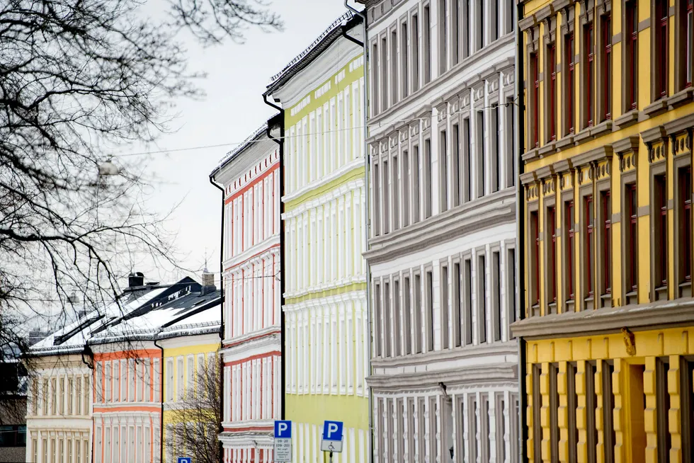 Boligprisene steg 1,7 prosent i Oslo i mars. Foto: Fartein Rudjord