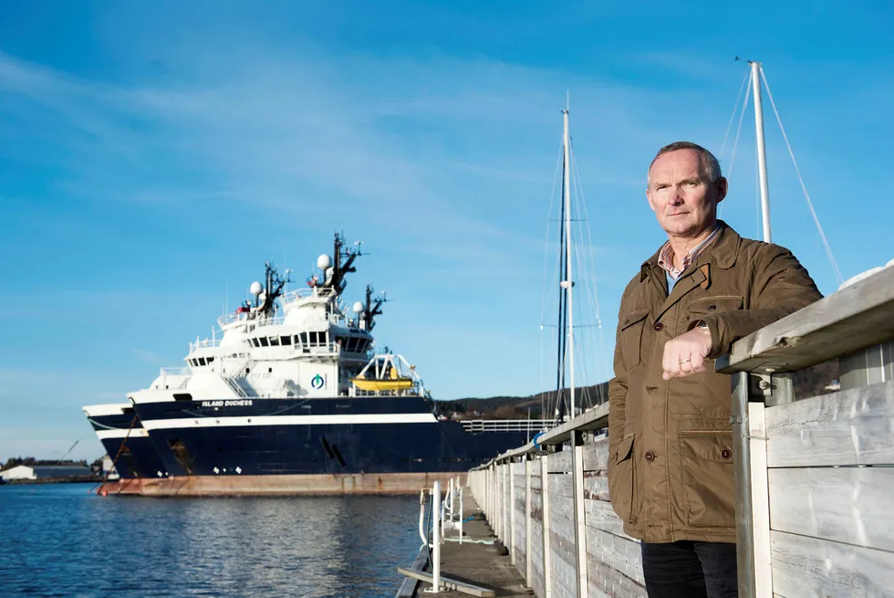 Administrerende direktør Håvard Ulstein i Island Offshore Management. Foto: Per Ståle Bugjerde