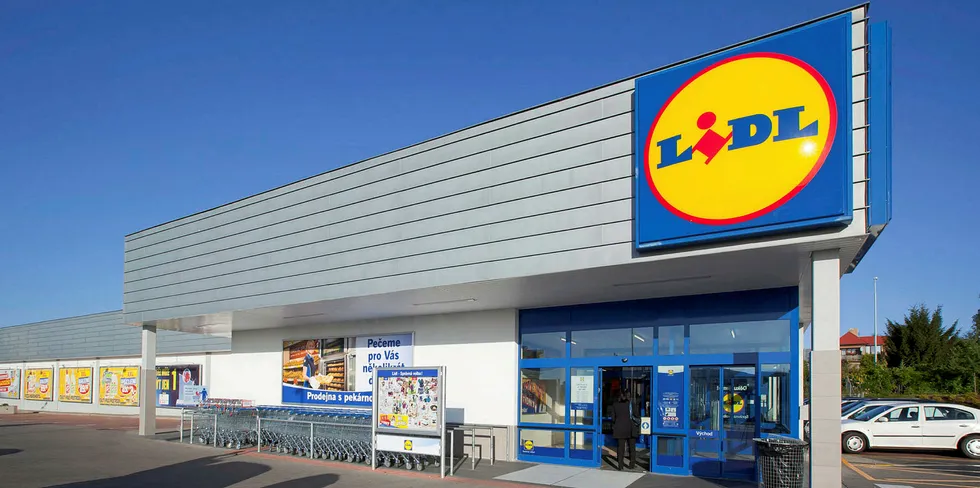 Lidl store.