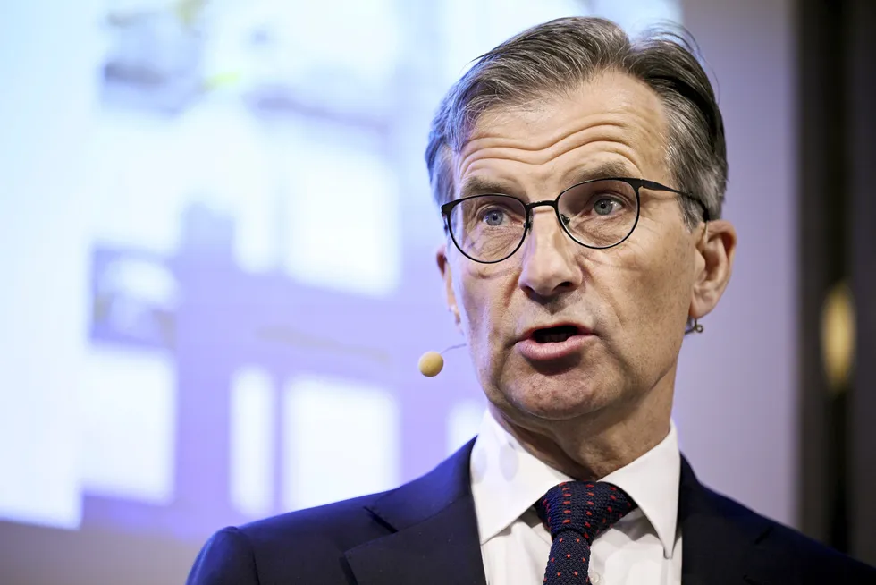 Sjefen i Riksbanken Erik Thedéen la torsdag frem sin tredje rentebeskjed etter at han overtok sjefsjobben etter årsskiftet.