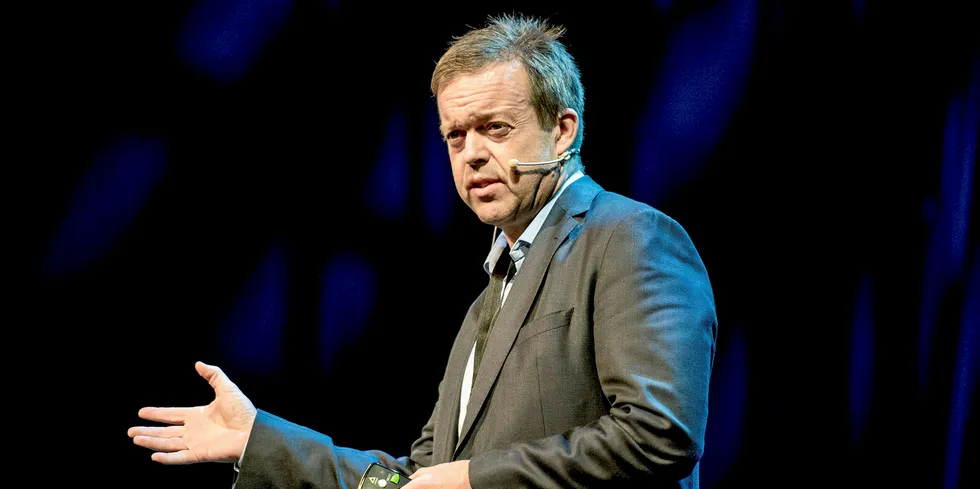 Alf-Helge Aarskog announced he was leaving the company.
