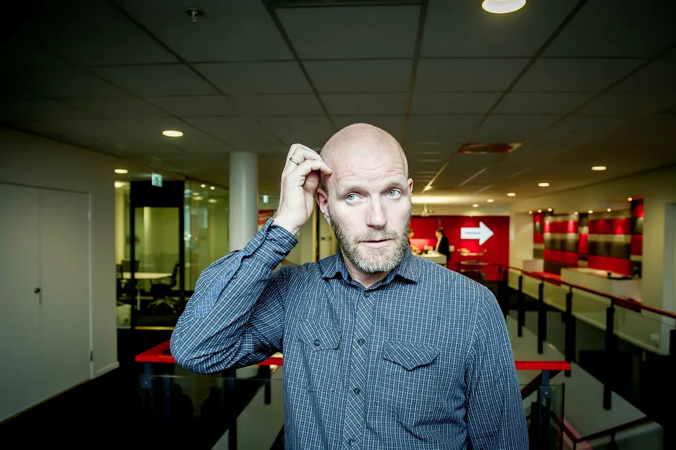 Komiker Bård Tufte Johansen tar ut 5 millioner kroner i utbytte fra sitt eget selskap, Seegood AS. Foto: Gorm K. Gaare