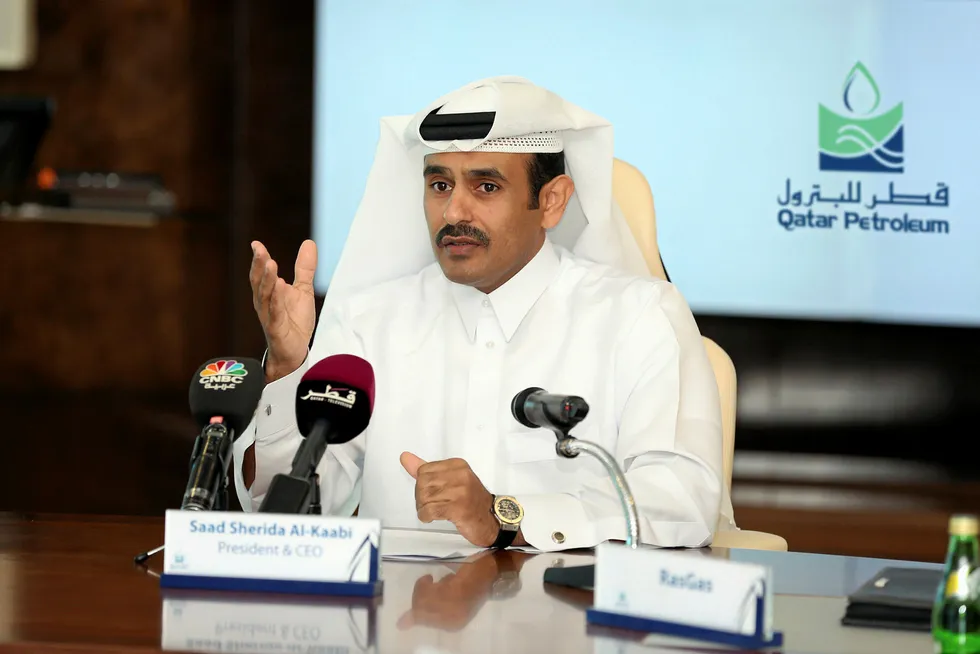 Award: Qatar Petroleum chief executive Saad Sherida al Kaabi