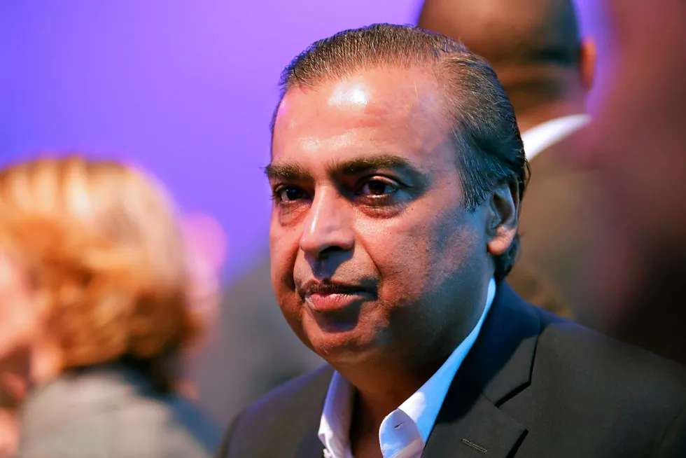 Gas field start-up: Mukesh Ambani, managing director of Reliance Industries