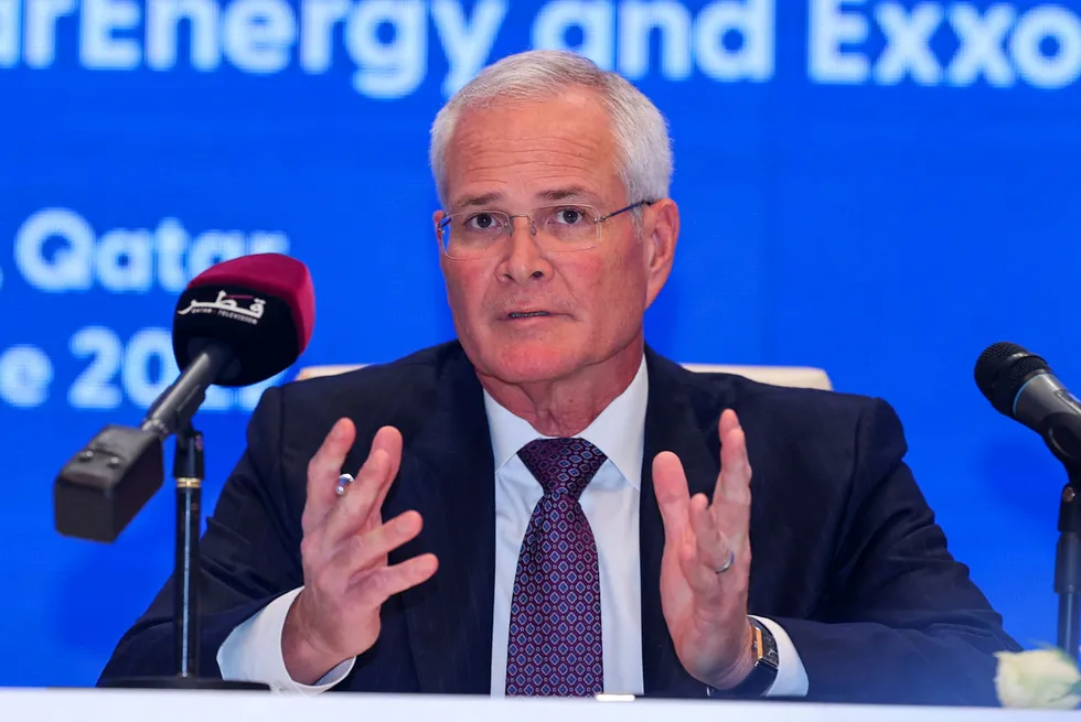 LNG options: ExxonMobil chief executive Darren Woods.