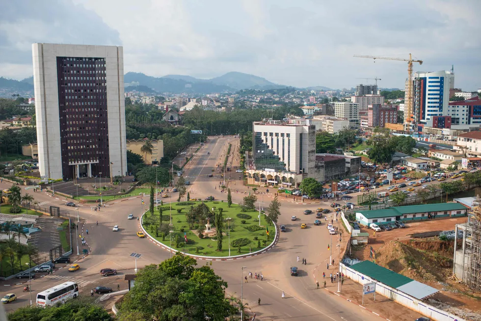 Etinde revival: the downtown area of Yaounde, the capital city of Cameroon