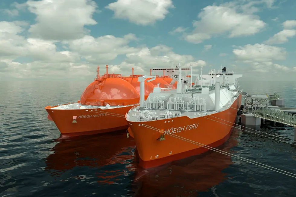 Hoegh LNG is one of the big players in the FSRU market
