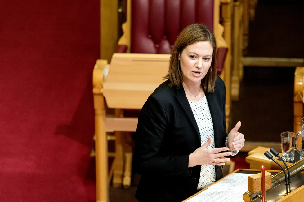 Marit Berger Røsland var kun statsråd i en kort periode. Nå har hun fått ny jobb. Foto: Gorm Kallestad/NTB Scanpix