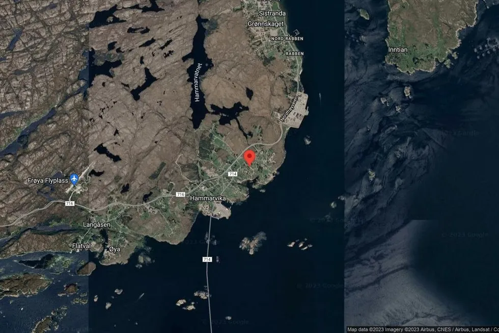 Området rundt Nordhammarveien 82, Frøya, Trøndelag