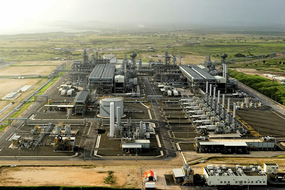 Trains: the PNG LNG plant in Papua New Guinea