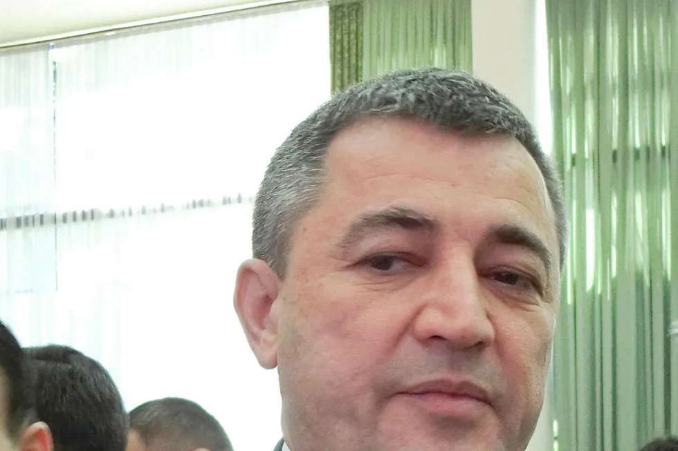 Long-term goal: Uzbekistan's Energy Minister Alisher Sultanov at the Uzbekistan Oil & Gas conference in Tashkent