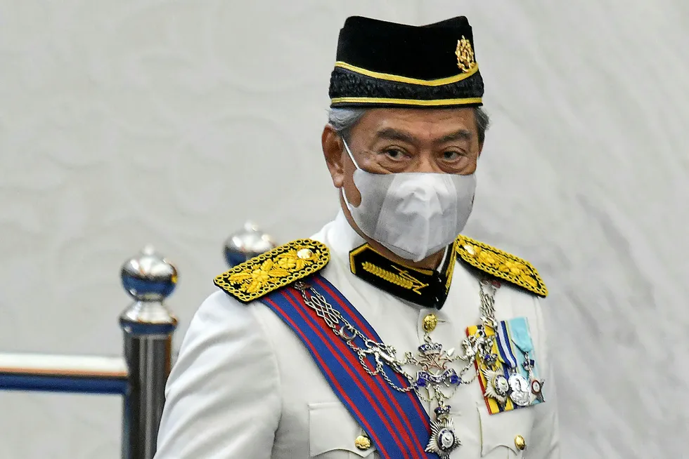 Agreement: Malaysia's Prime Minister Muhyiddin Yassin has stressed that Petronas should maintain full control over the growth of the country's oil and gas sector