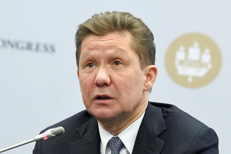 Gazprom: chief executive Alexei Miller