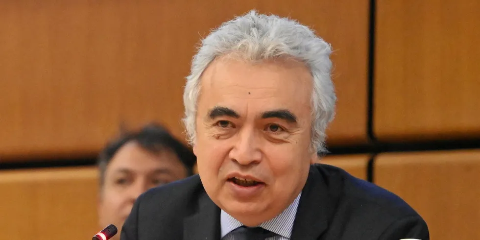 Fatih Birol, executive director IEA.
