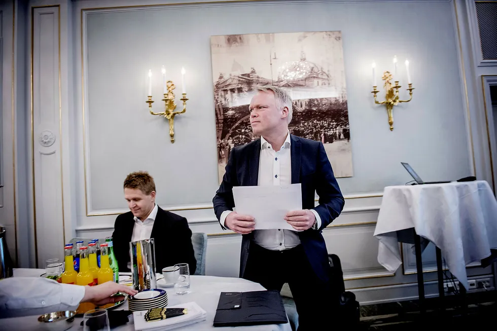 Finansdirektør Trond Tuvstein i Salmar. Foto: Gorm K. Gaare