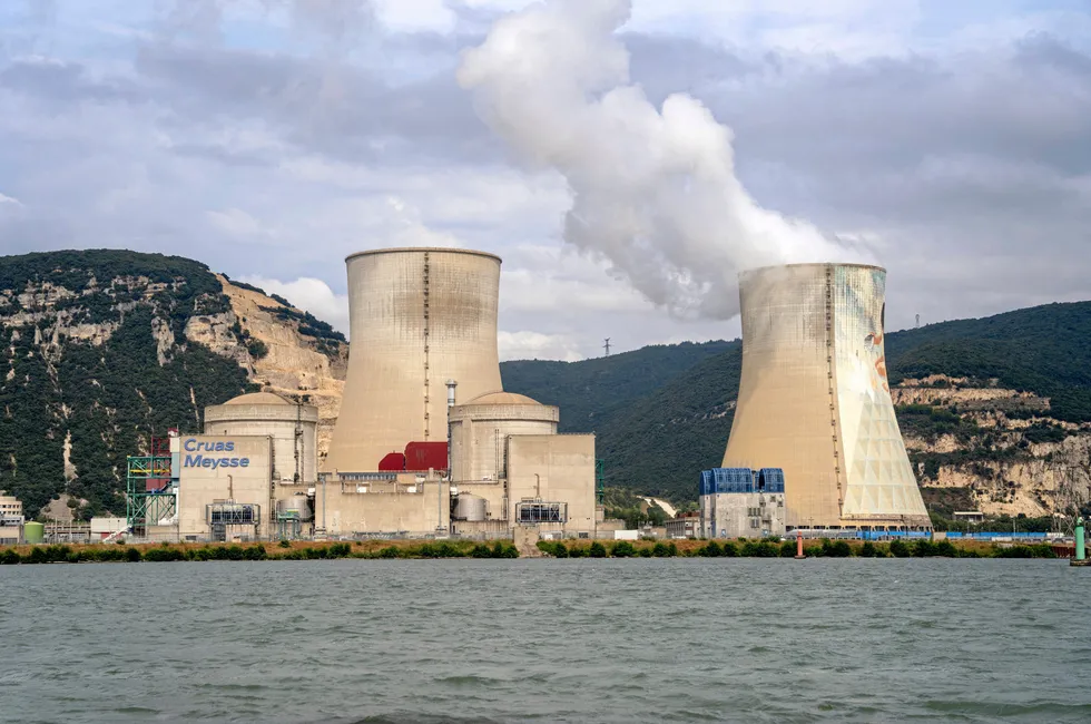 EDF's Cruas Meysse nuclear power plant in France