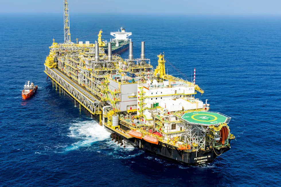 The P-75 FPSO: the second of 12 planned floating production, storage and offloading units to be deployed on the giant Buzios field