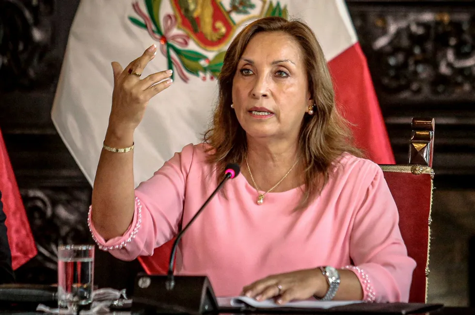 Changing hands: Peruvian President Dina Boluarte