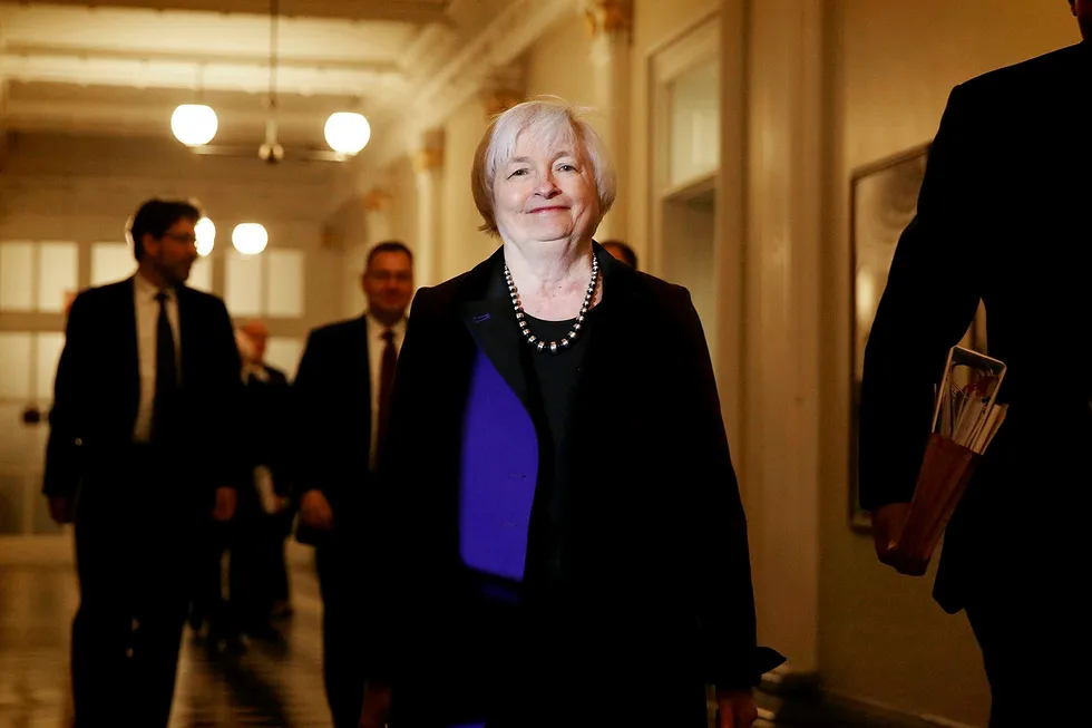 Fed-sjef Janet Yellen holdt rentene uendret på onsdagens rentemøte i den amerikanske sentralbanken. Foto: Alex Wong/Getty Images/AFP/NTB Scanpix