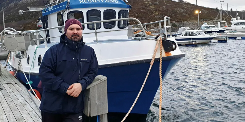 LOKALT FISKE: Mats Mathisen satser på å drive «heimsjyen» på Helgeland.