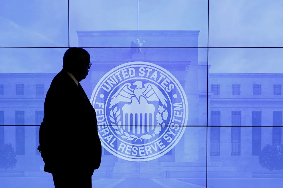 Onsdag møtes medlemmene i den amerikanske sentralbankens rentekomité til årets første møte. Foto: Kevin Lamarque/Reuters/NTB Scanpix