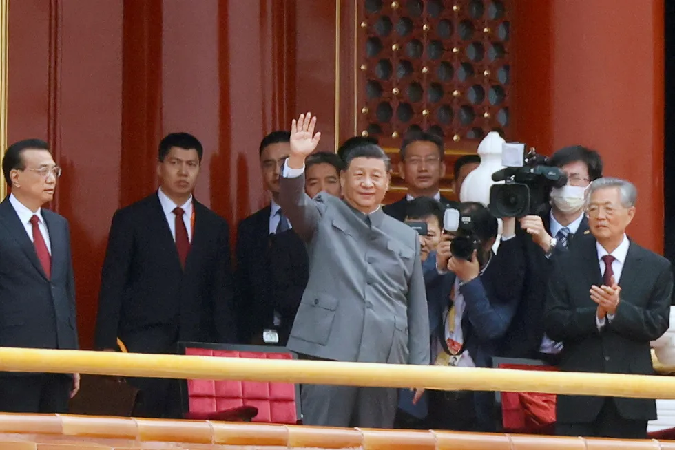 Kinas president Xi Jinping markerte hundreårsdagen for grunnleggelsen av kommunistpartiet 1. juli.