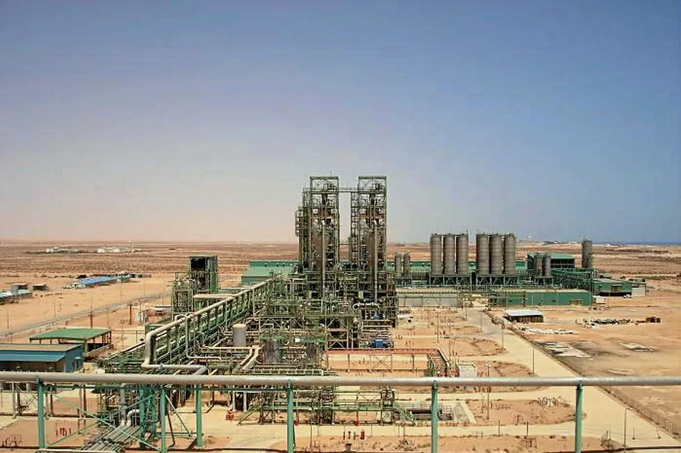 Output bouncing back: Ras Lanuf facilities in Libya