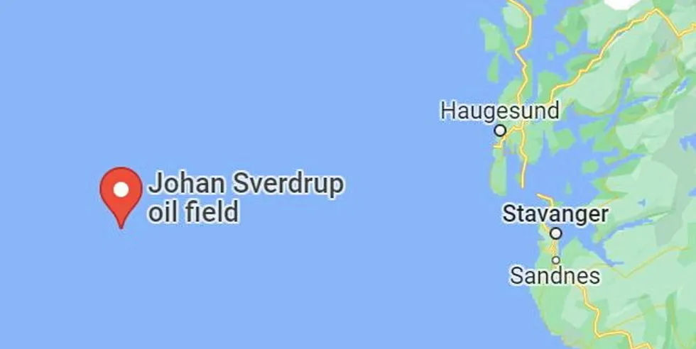 Ulykken skjedde cirka 100 nautiske mil vest for Stavanger. Helikopter ble sendt fra Johan Sverdrup-feltet.