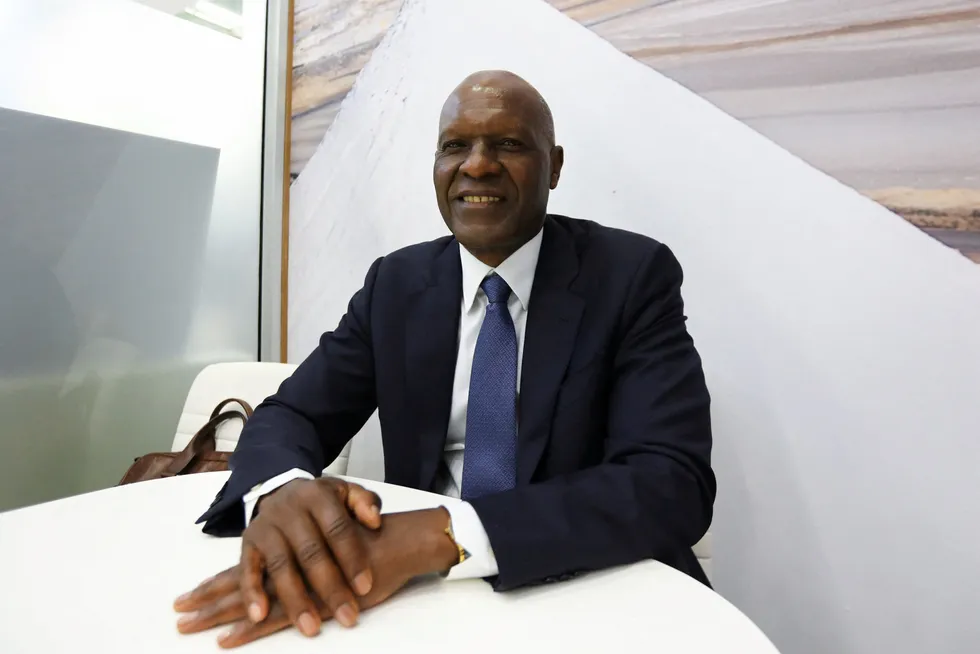 Finance focus: Namibian Minister of Mines and Energy Tom Alweendo.