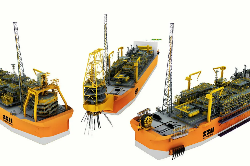 Concept: Fast4Ward FPSO with various mooring configurations