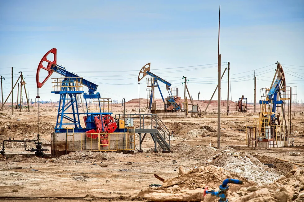 Legacy challenges: the KazMunayGaz-operated Uzen oilfield in Kazakhstan’s Mangistau region.