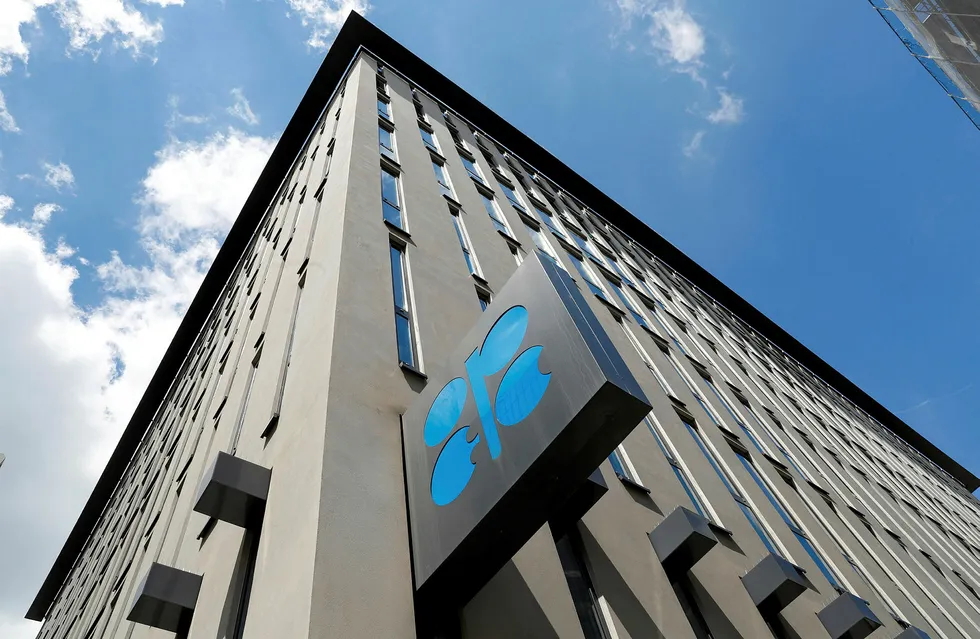 Centre of attention: Opec members will meet at the group's headquarters in Vienna on Thursday to discuss a potential production cut
