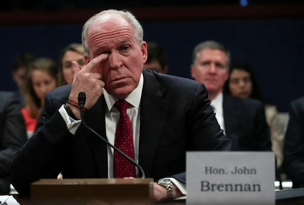 Tidligere CIA-sjef John Brennan likte dårlig Trump-leirens kontakter med Russland. Foto: Alex Wong/Getty Images/AFP/NTB Scanpix
