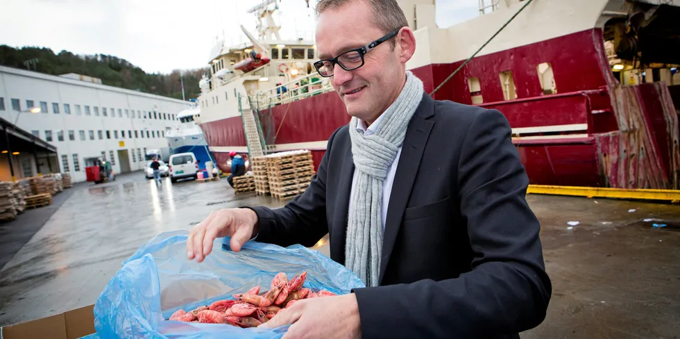 AVGIFT: – Jeg har grunn til å tro at heller ikke Svein Ove Haugland og Norges Råfisklag vil betale for tjenester/vare en ikke får levert, skriver Knut Helge Vestre i Coldwater Prawns of Norway AS.