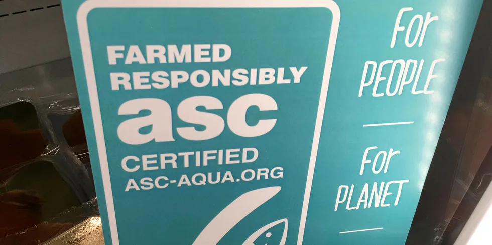 The Aquaculture Stewardship Council (ASC) suspended certification for one of Mowi's northern Norway farmed salmon sites.
