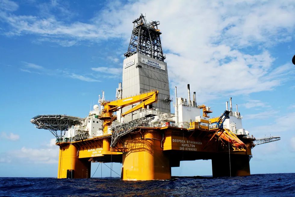 Re-hired: Odfjell Drilling's semi-submersible Deepsea Stavanger by Aker BP