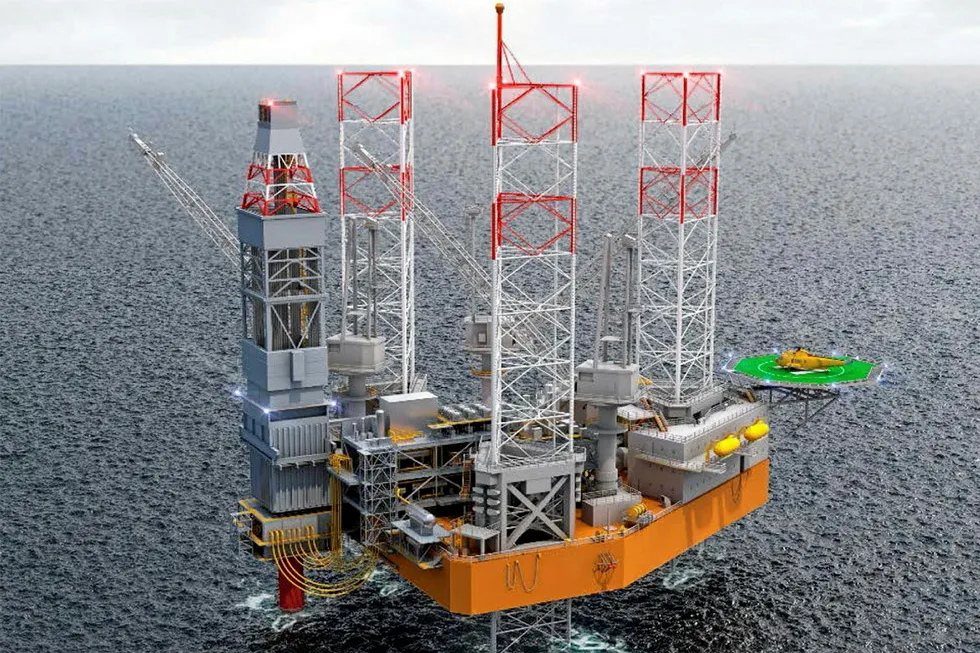 Development delay: Yme platform concept, with conversion of the rig stalled at Aker Solutions